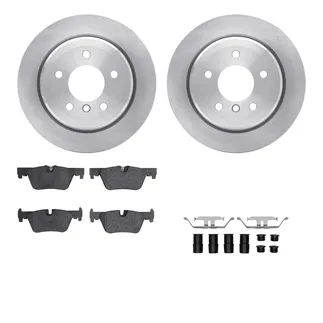 R1 Concepts WFWH1-31127 E- Line Series Brake Rotor W/ Ceramic Brake Pads & Hdw